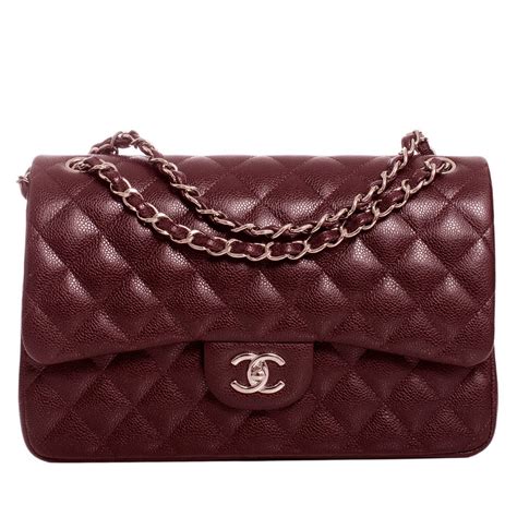 chanel burgundy purses.